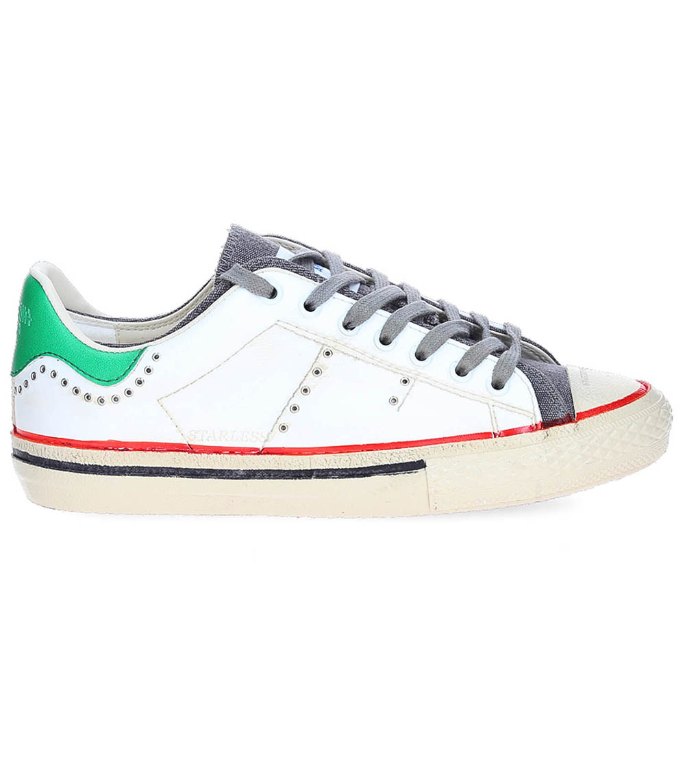 Men's sneakers Starless Low Moma White Smoke Grey Hidnander