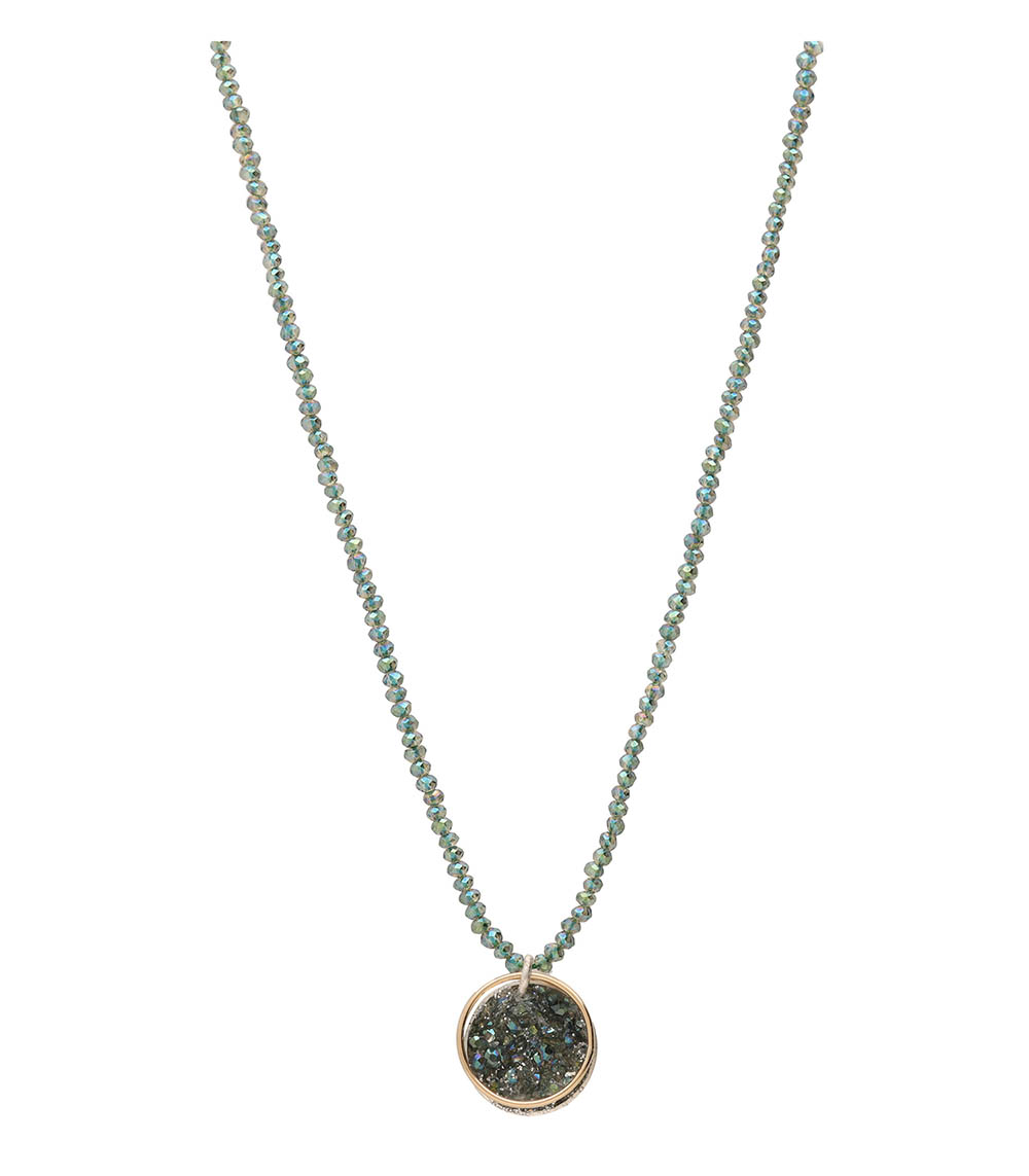 Collier Sublime Bliss Stone Cristal Green Lsonge