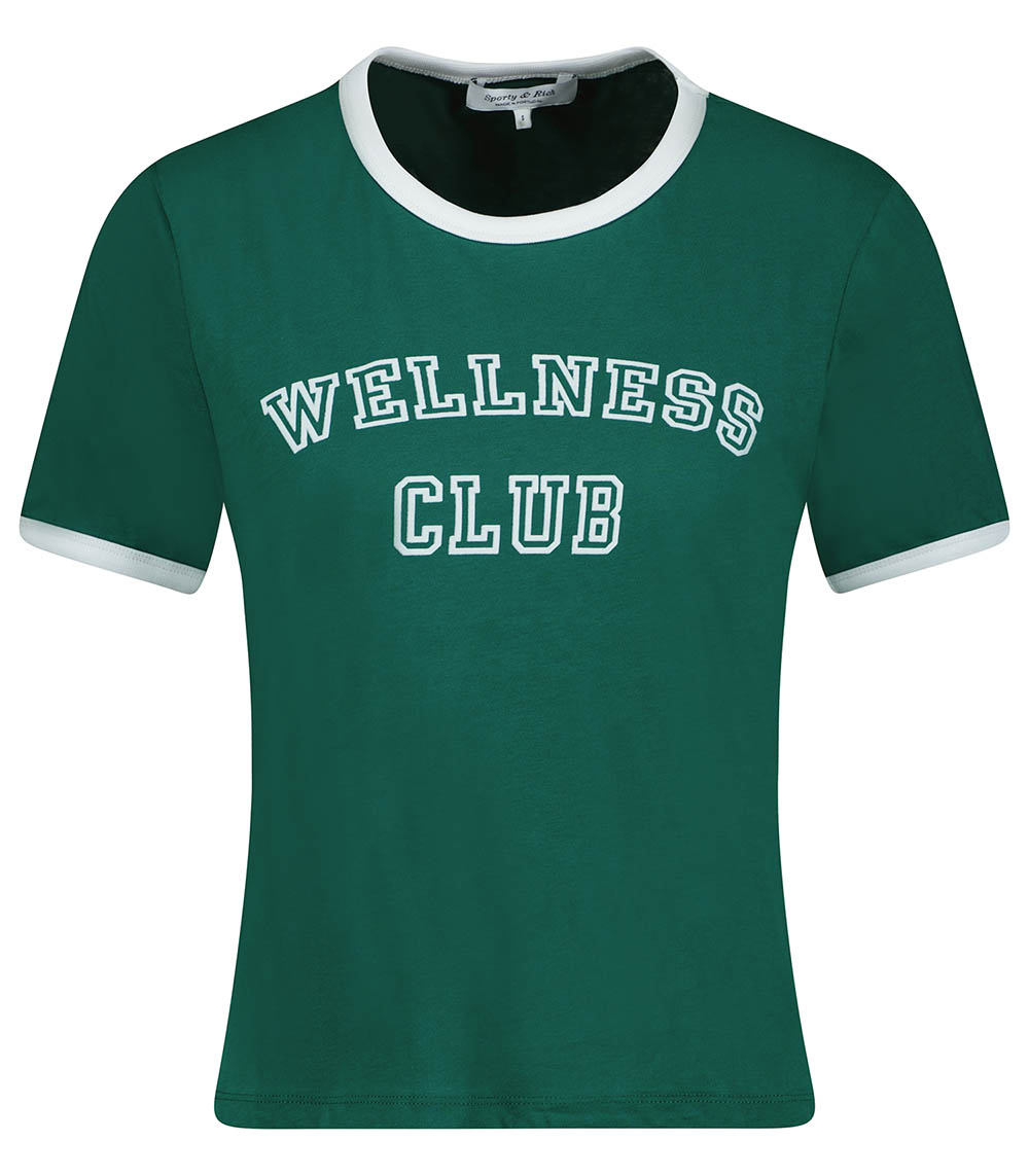 Wellness Club Ringer Alpine/White Sporty & Rich T-shirt