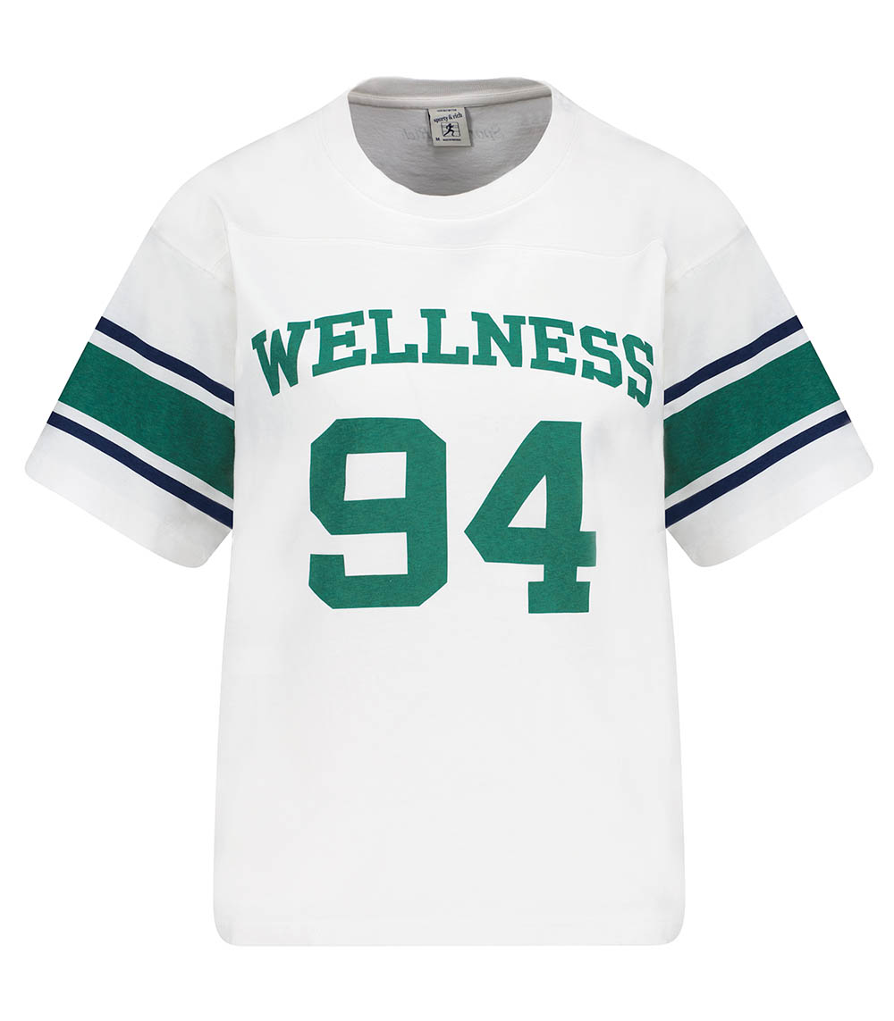 Wellness 94 Rugby T-shirt White/Alpine/Navy Sporty & Rich