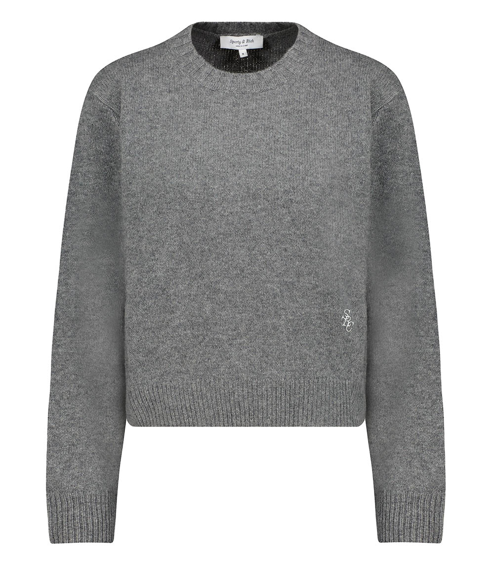 SRC Cashmere Heather Grey Sporty & Rich Sweater