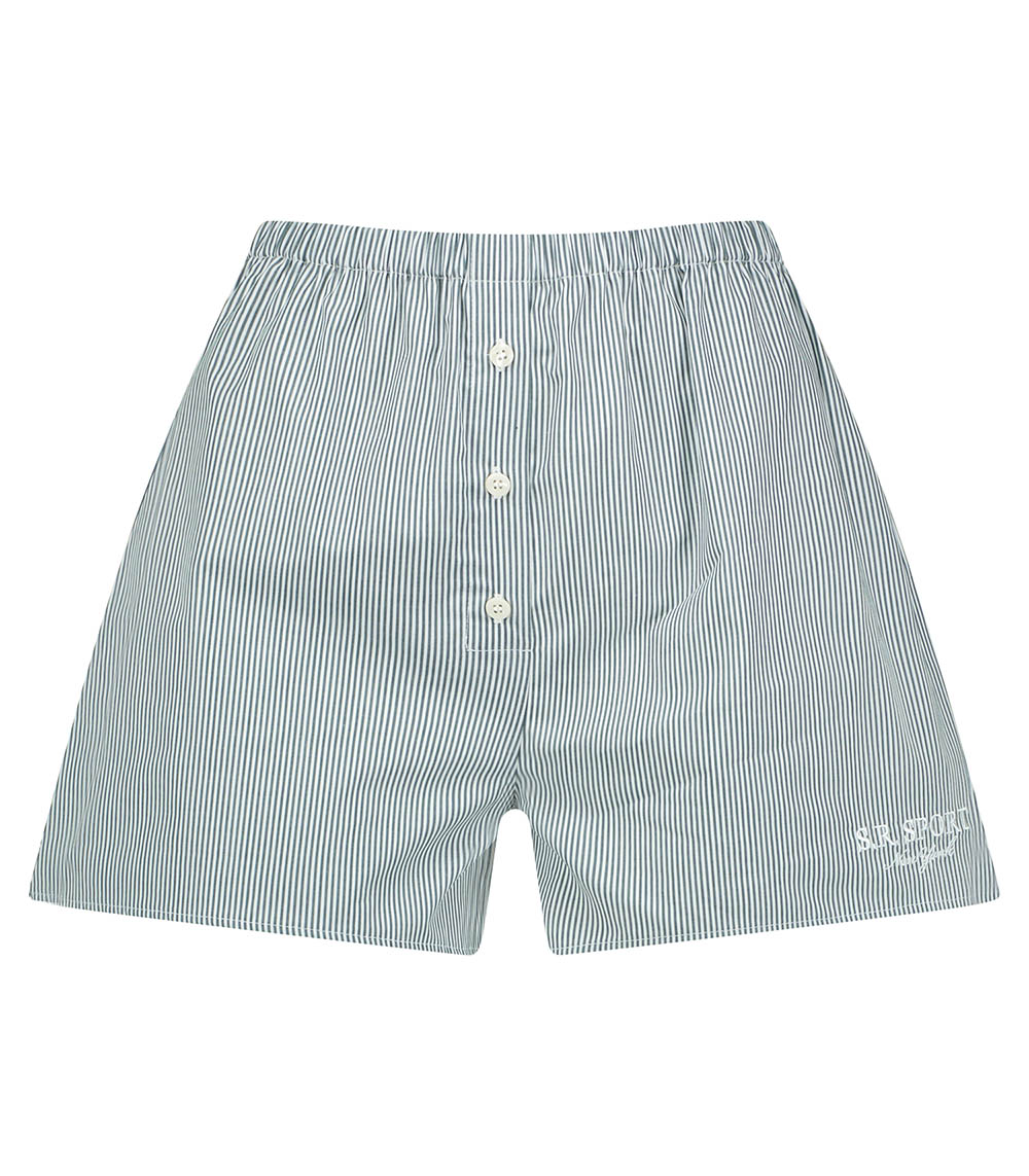 Short S.R. Sport Mini Boxer White Forest Stripe Sporty & Rich