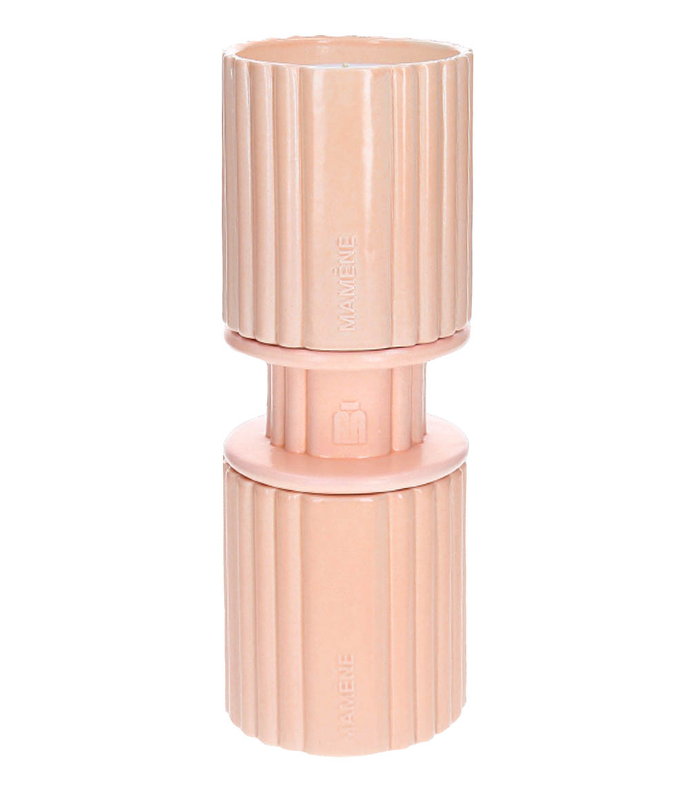 Totem Candle Simone Rosa Nude 540 g Mamène Paris