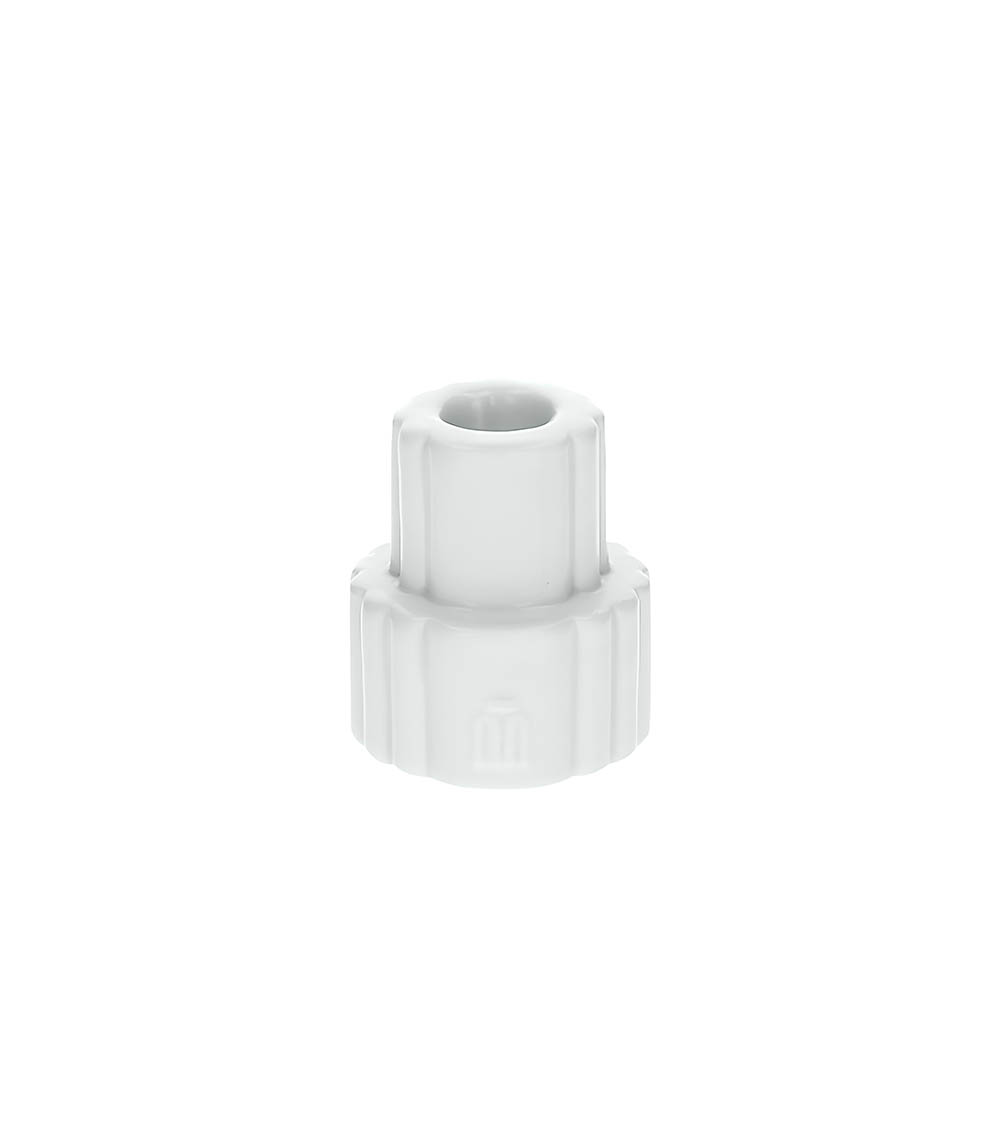 Candleholder Podium White Greige Mamène Paris