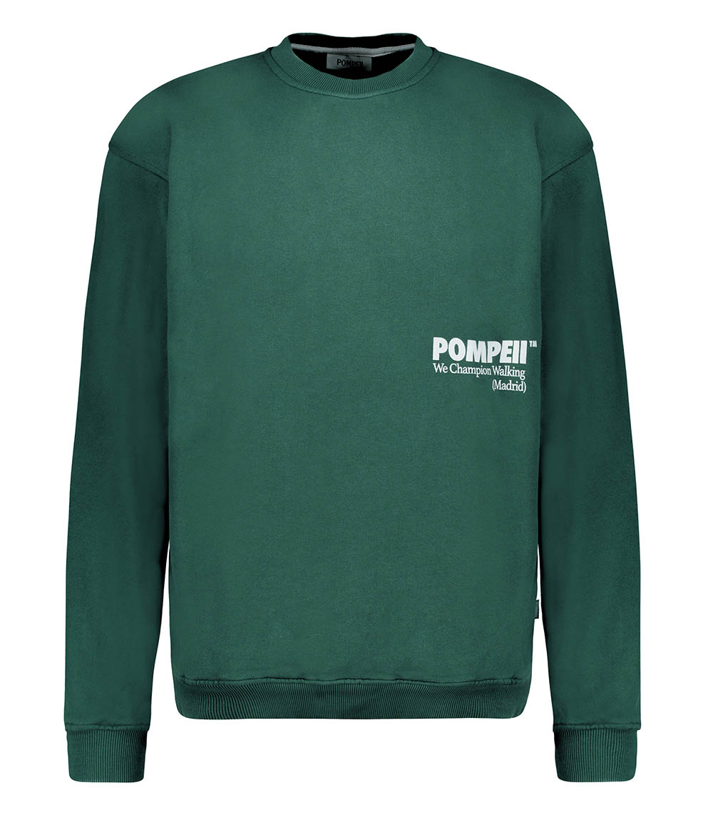 Men's round-neck sweatshirt Emerald Pompeii Brand