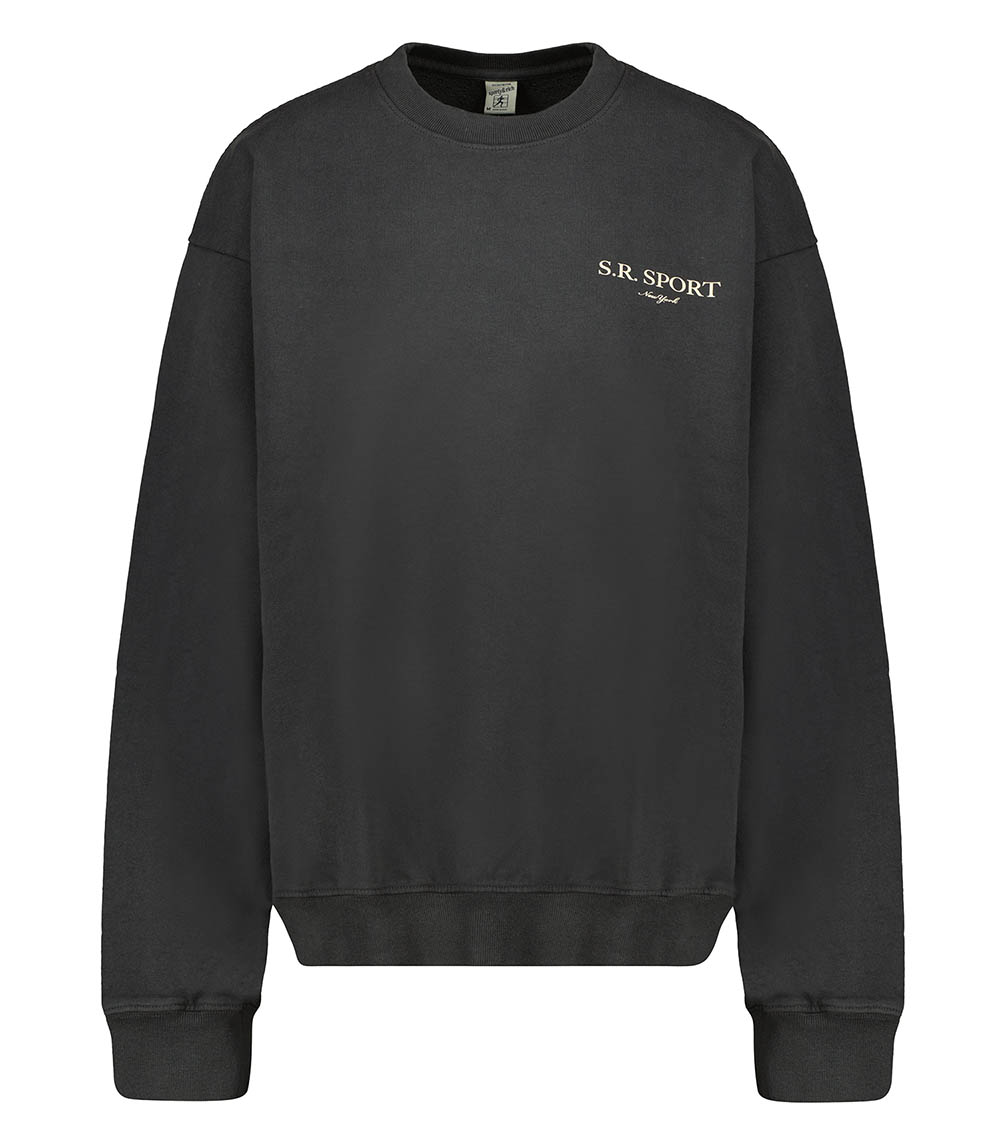 Wimbledon Faded Black/Cream Sporty & Rich sweatshirt