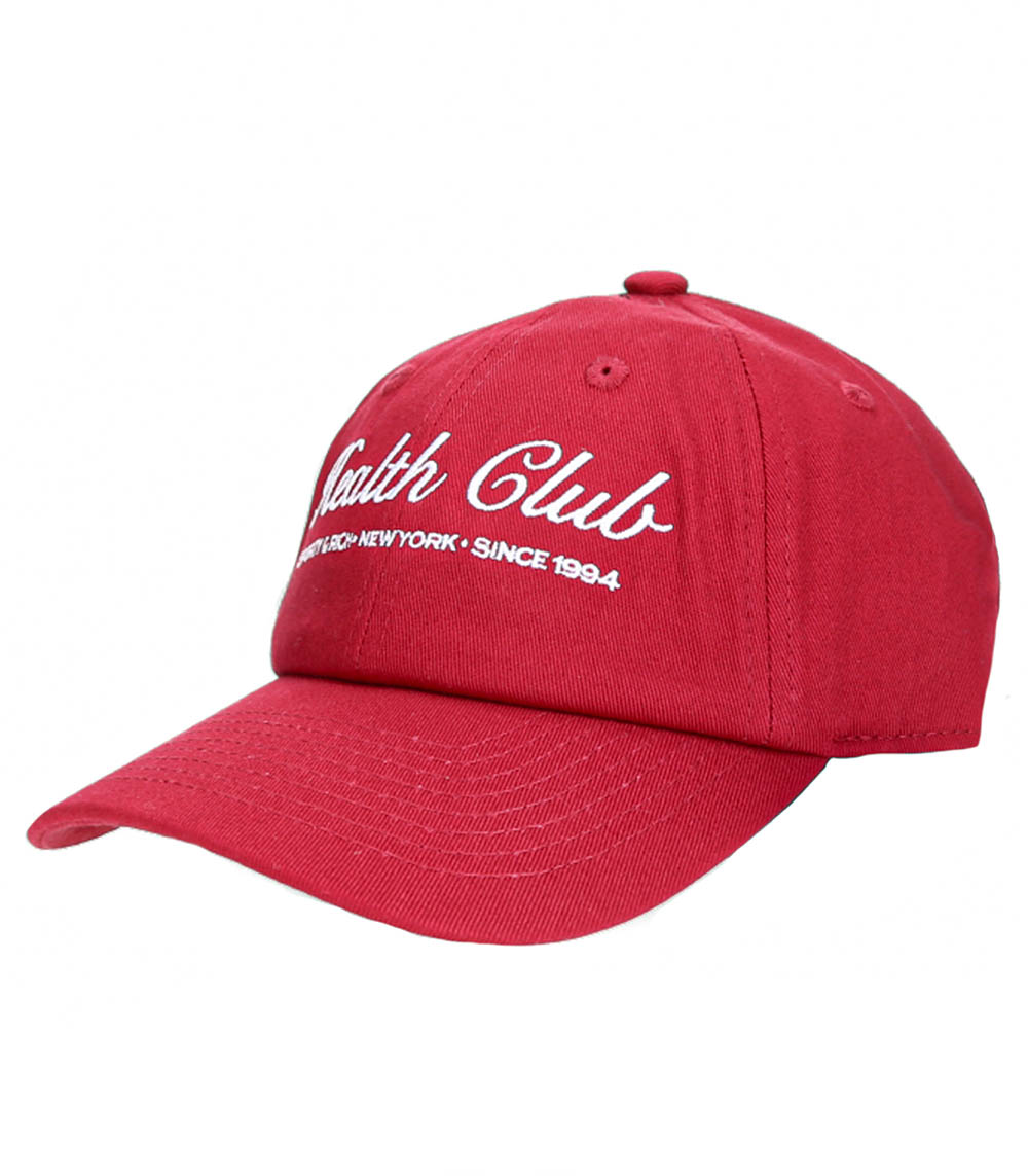 Plaza Crimson/White Sporty & Rich cap