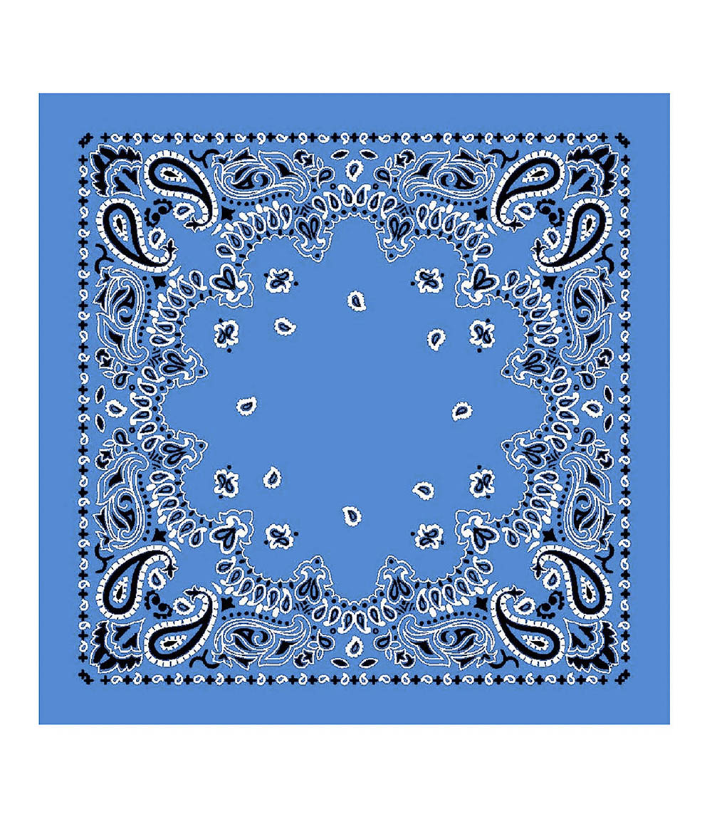 Bandana Sky Blue 130 x 130 cm destiny