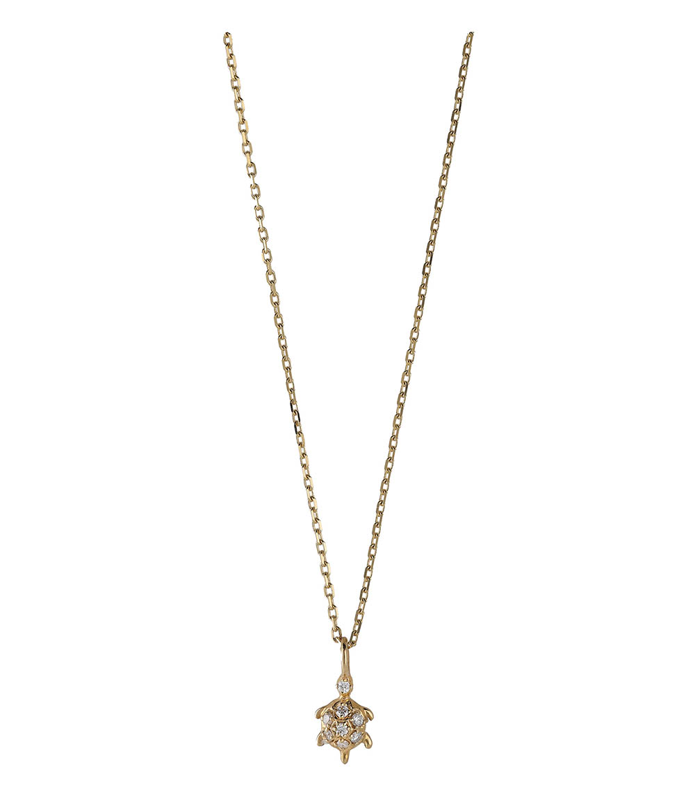 Turtle Necklace Diamonds Gold Chain And... Paris