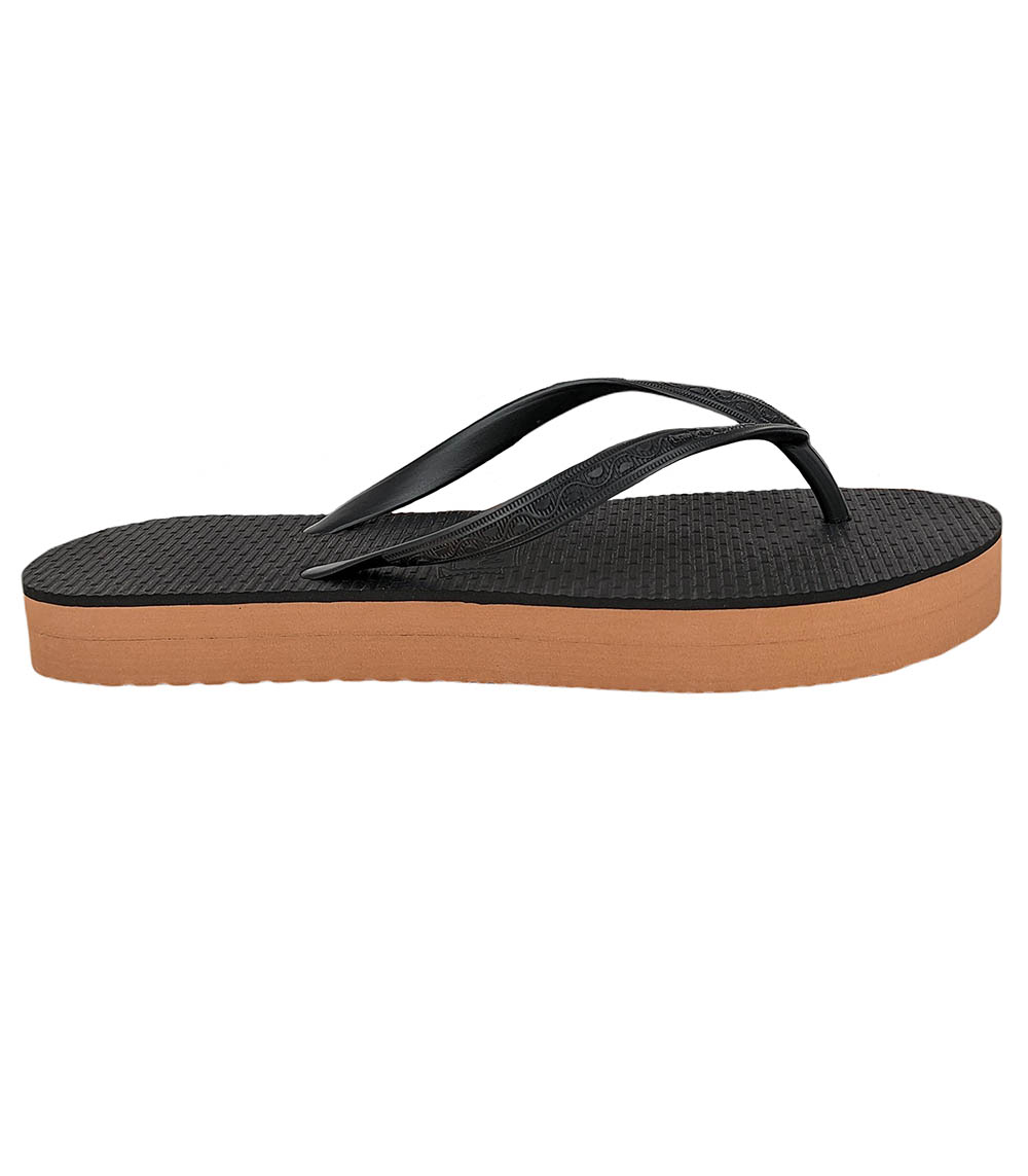 Tongs Flatform Slim Onyx Noir Beach Originals