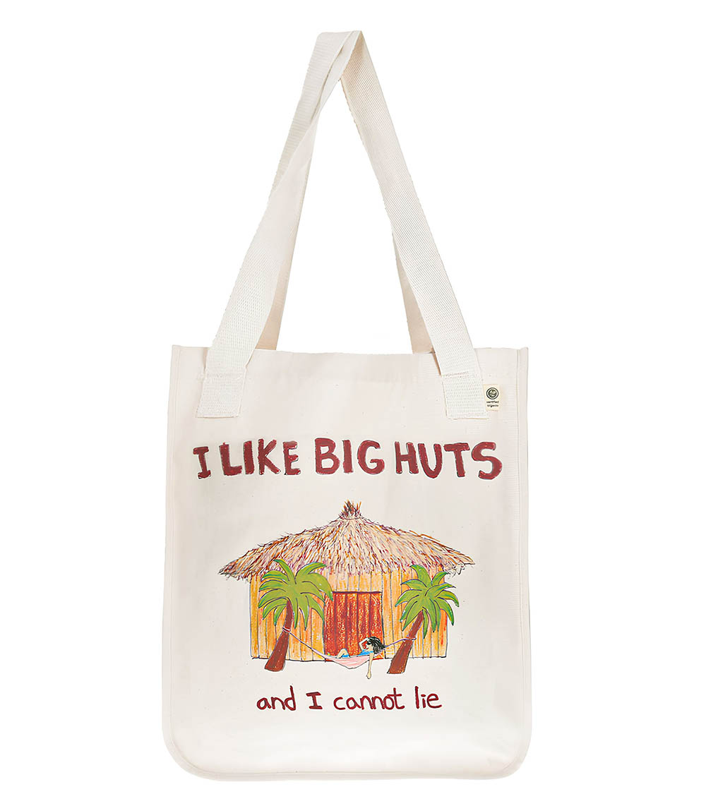 Tote bag I Like Big Huts UNFORTUNATE PORTRAIT