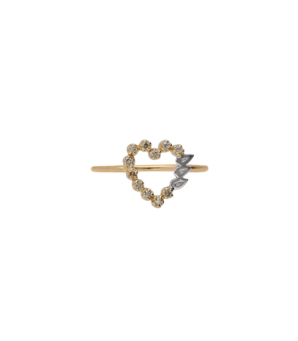 Billie Ring Yellow Gold and Diamonds Pascale Monvoisin