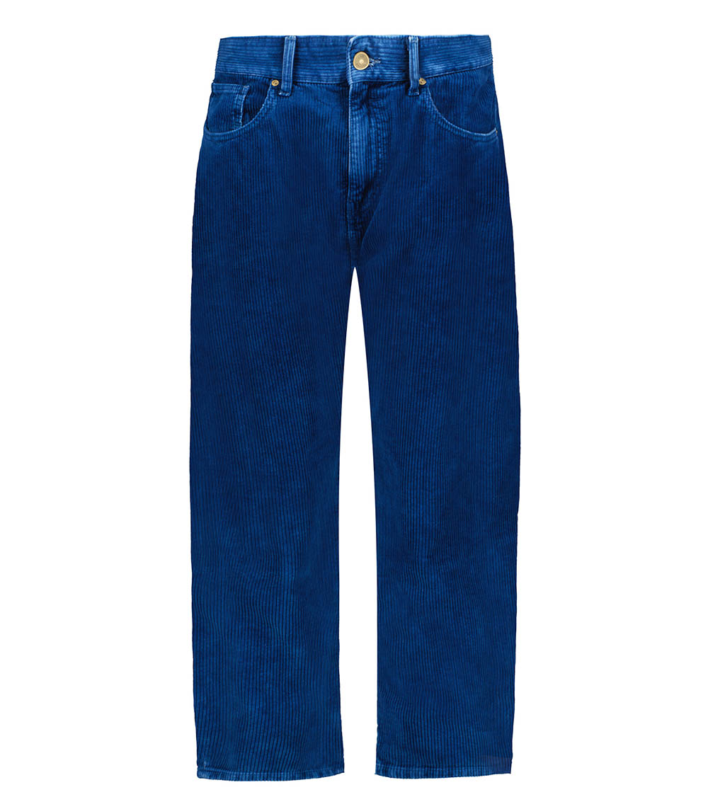 Pantalon en Velours Selly Winter Blue Red Legend