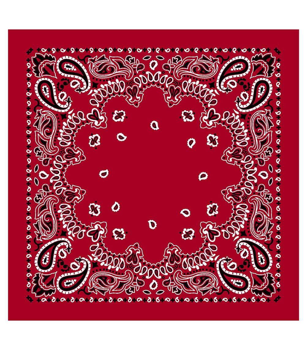 Bandana Red 120 x 120 cm destiny