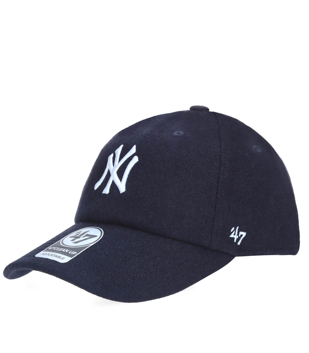 Casquette Baseball Yankees Serif Wool Navy/White Sporty & Rich