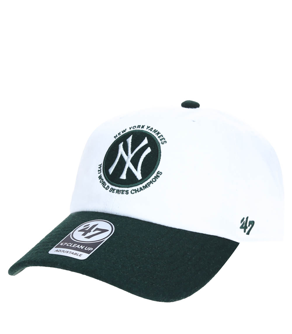 Baseball Cap Champions White/Forest Sporty & Rich