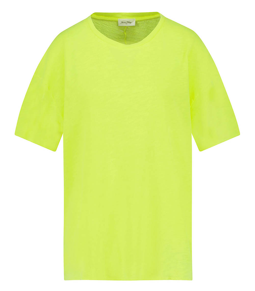 Sonoma short-sleeved T-shirt Fluo Yellow American Vintage