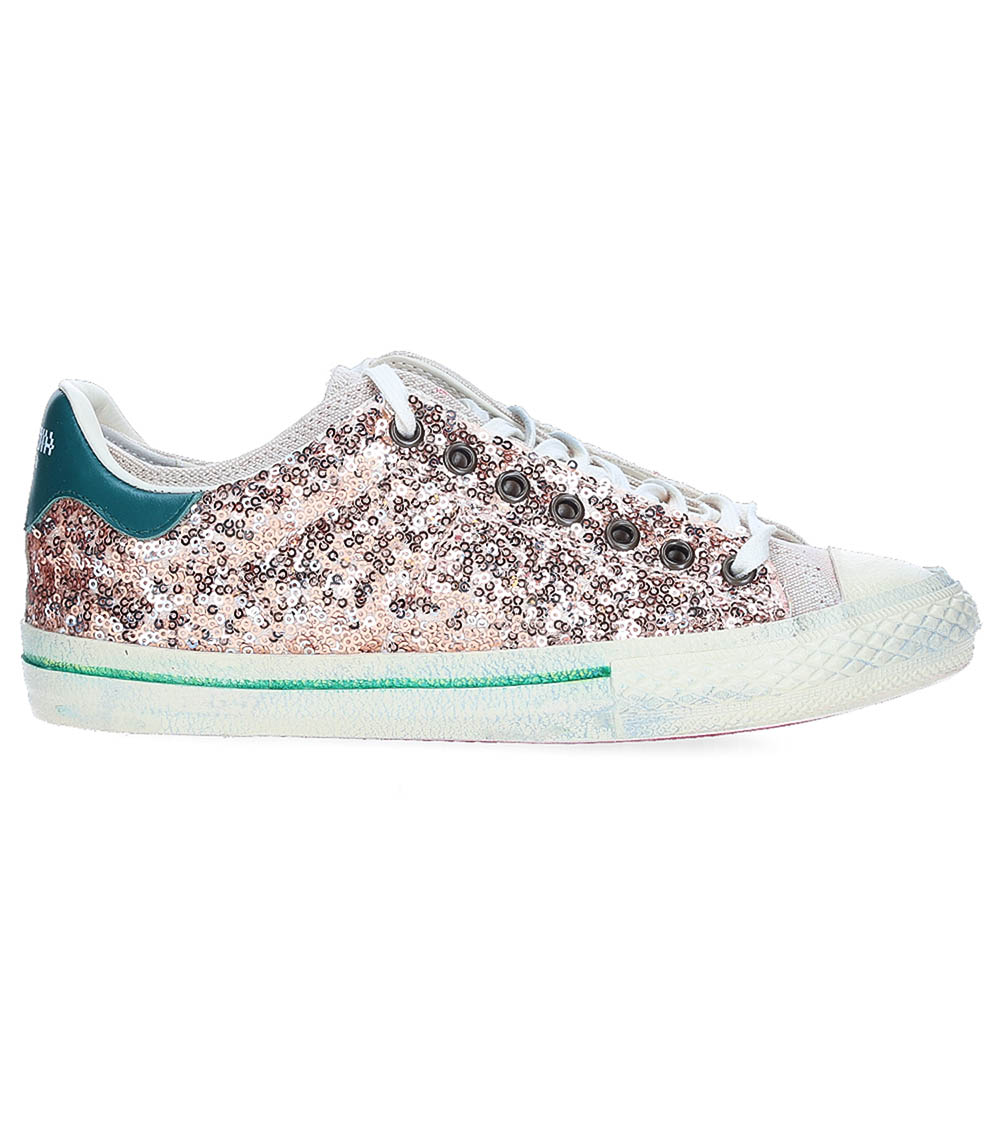 Sneakers Starless Low Sand Gold Paillettes Hidnander