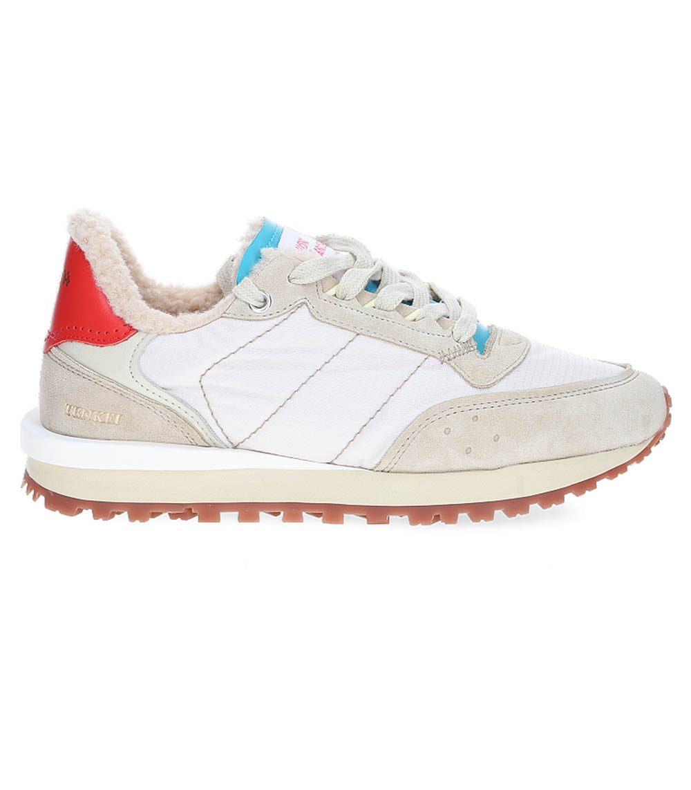 Sneakers Tennkei Prime Polar Fleece Cream Red Hidnander