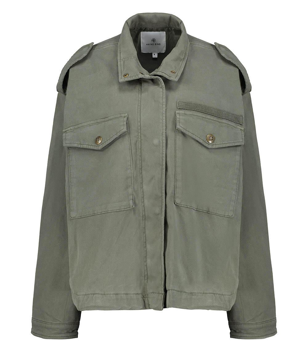 Audrey Army Green Jacket Anine Bing