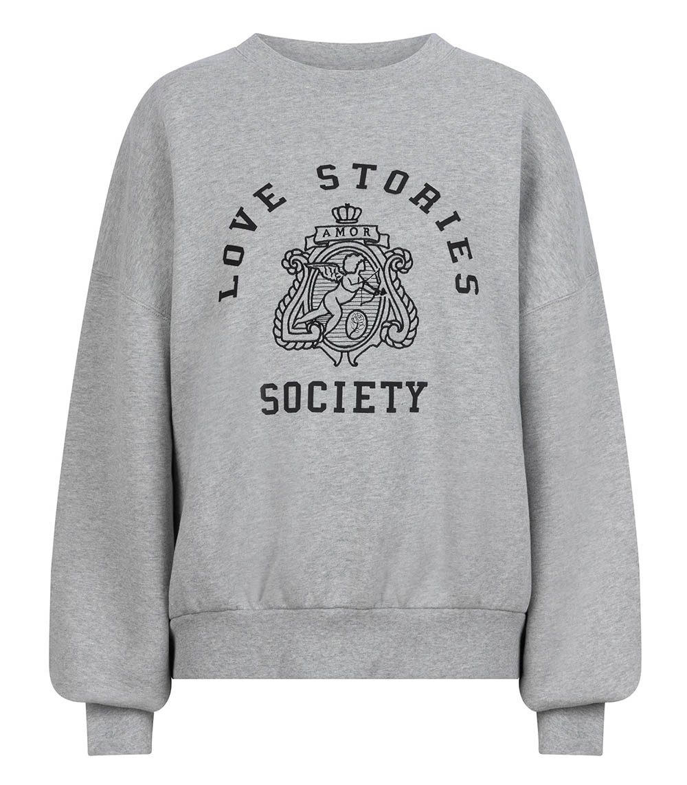 Sweat-shirt Sloane Gris Love Stories