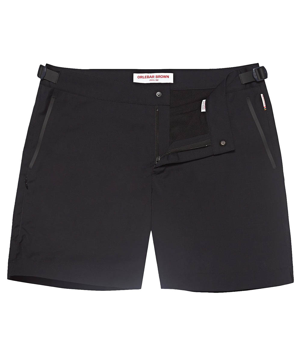 Men's Bulldog Bonded Bathing Shorts Graphite Night Iris Orlebar Brown