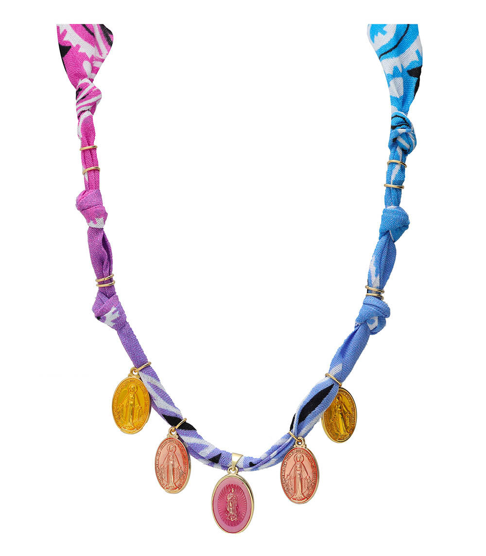 Lien Rose/Bleu Badhnati Jewelry x Jane de Boy Badhnati Jewelry