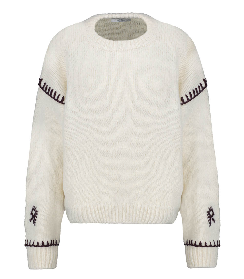 Lima Bird Ivory sweater Roseanna