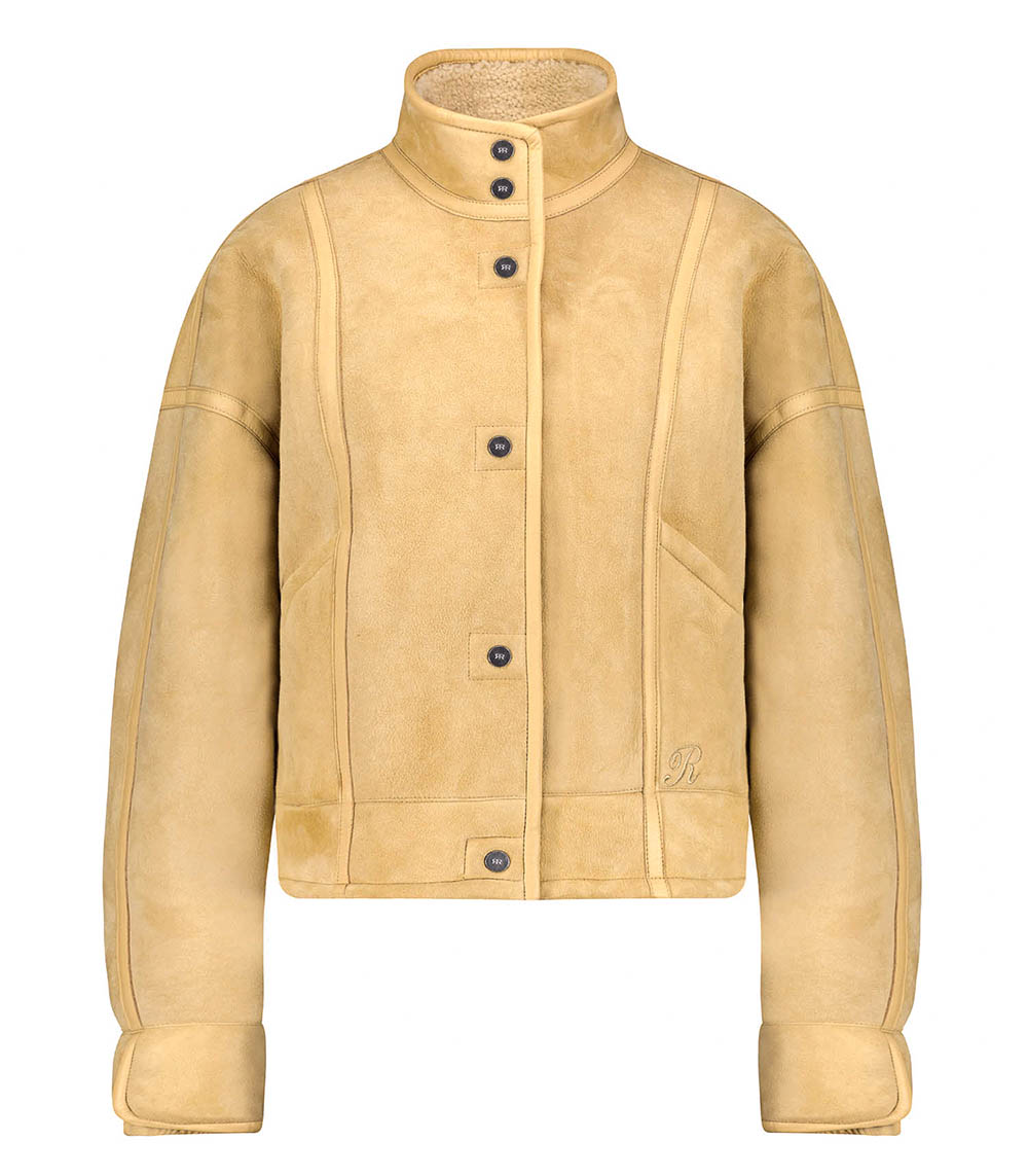 Shearling Reversible Leather Chacha Natural Roseanna