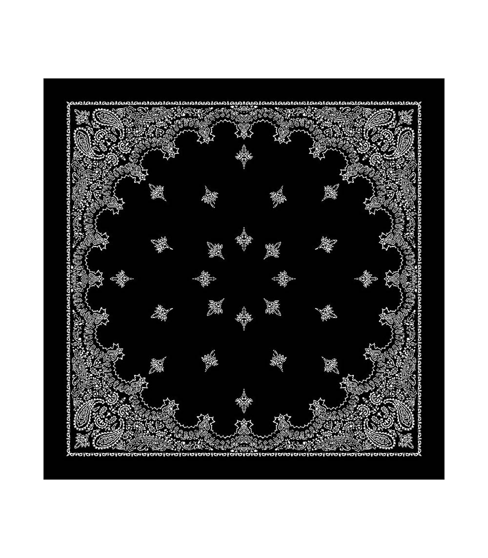 Bandana Black 90 x 90 cm destiny