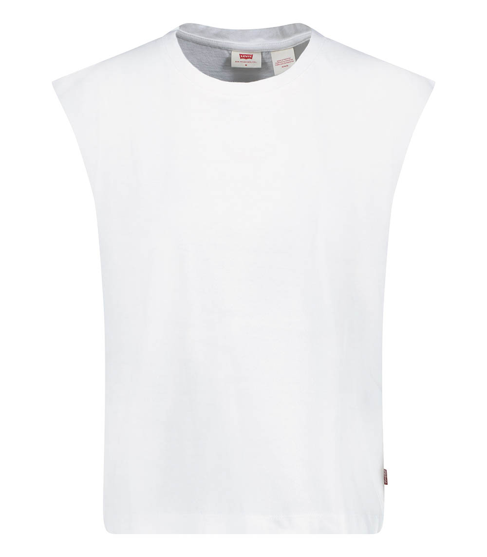 Débardeur Boxy Tank White + Levi's