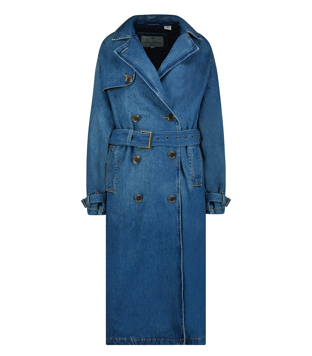 Spade Let's Get Lost Again Denim Trench Coat Levi's