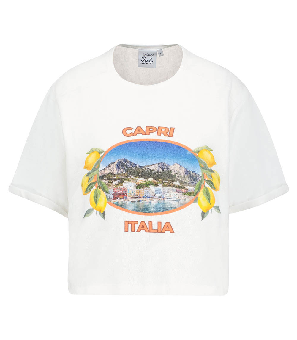 Tee-shirt Carnac Capri Print Welcome Bob