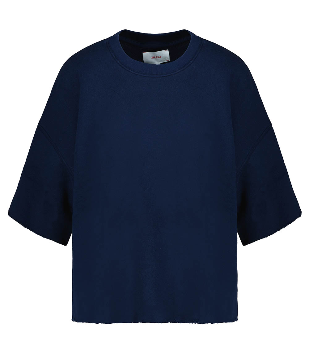 Sweat-shirt à Manches Courtes Romeo Navy Xirena