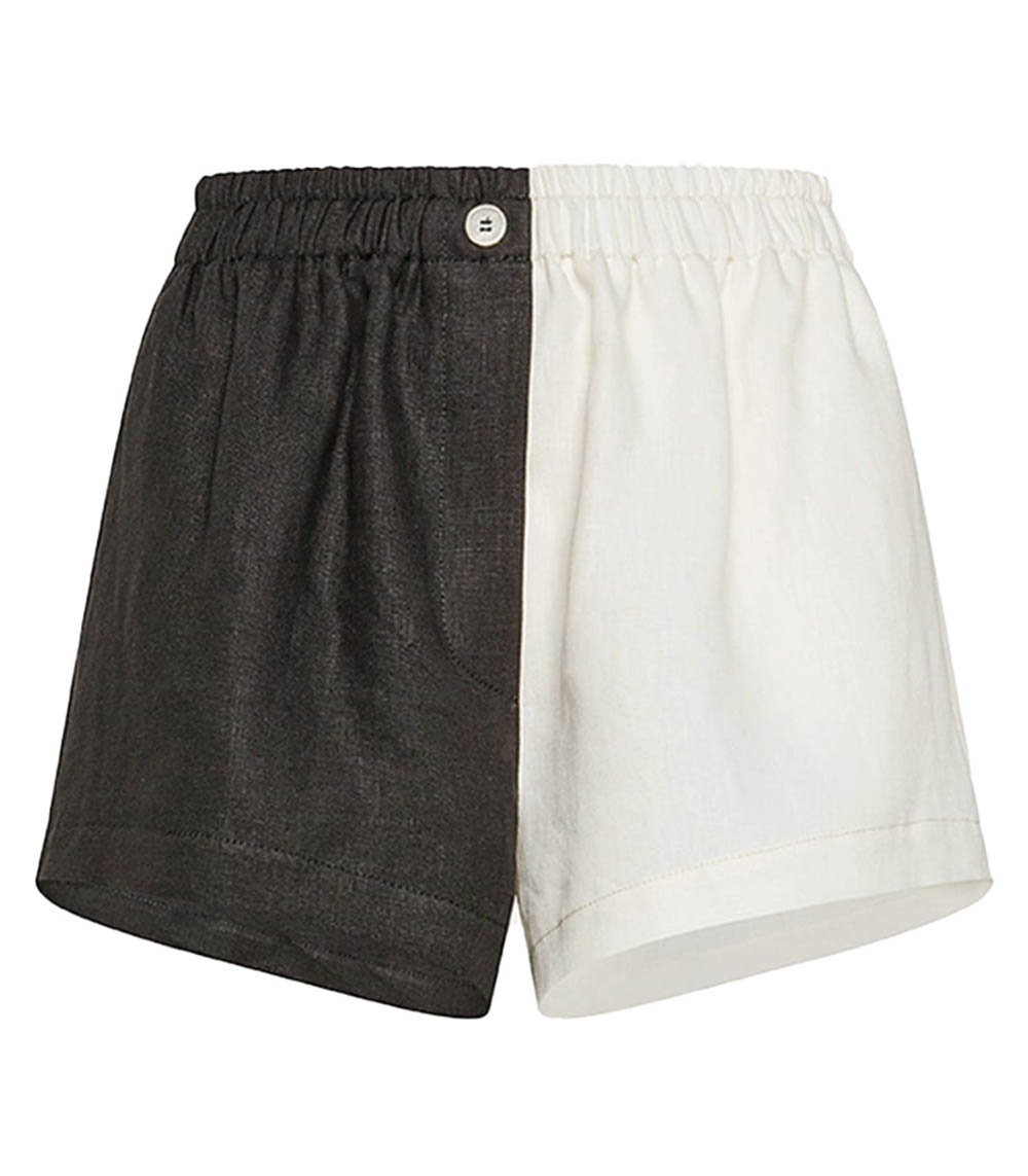 Short Bicolore Chic Block Noir Forte Forte