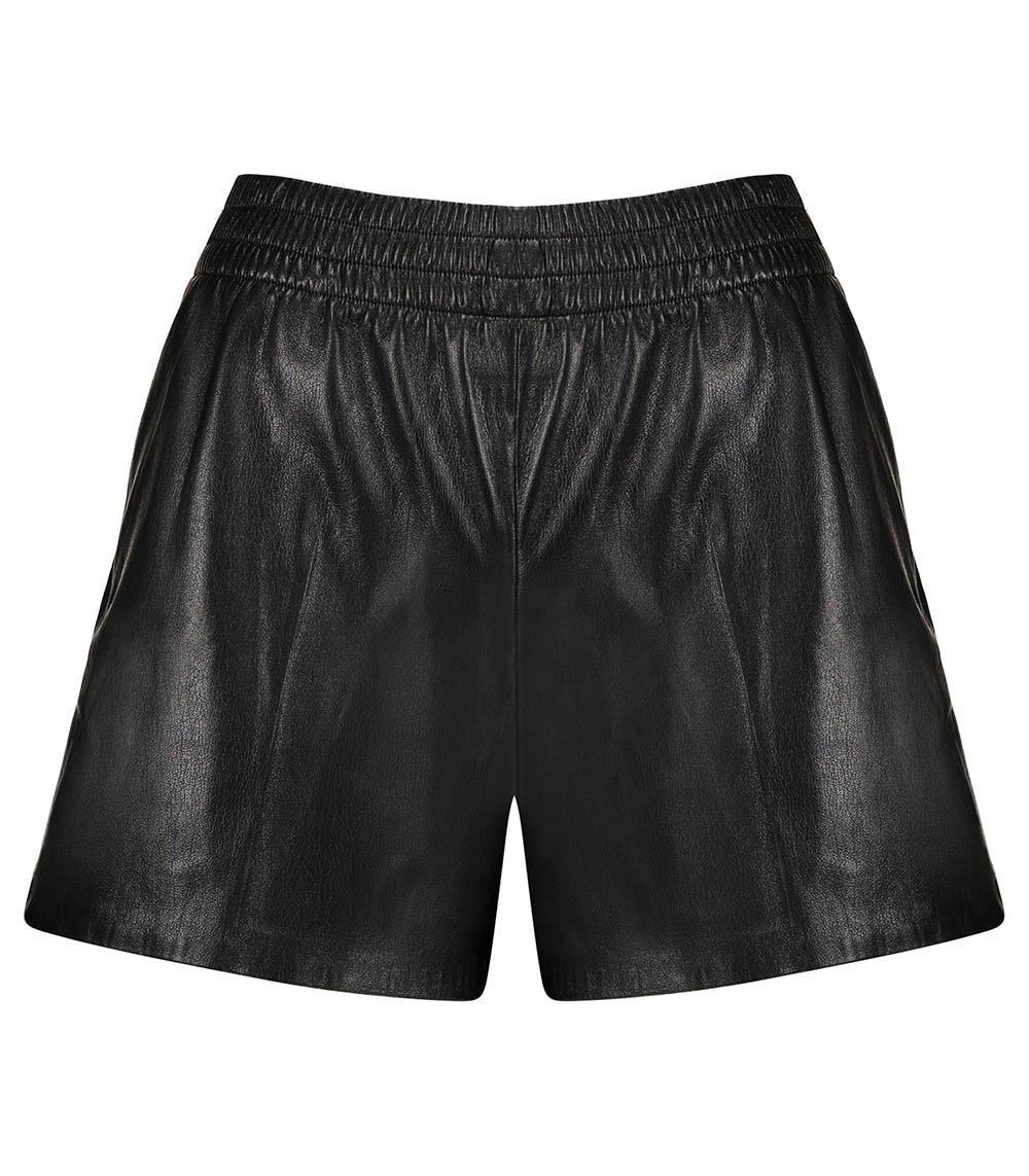 Short en cuir vegan Kam Black Anine Bing