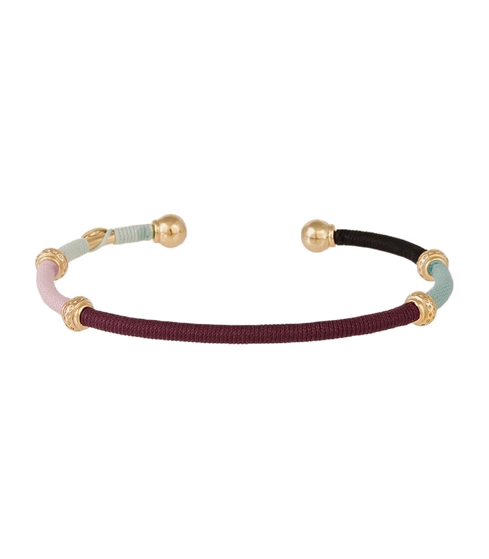 Zanzifull gold bracelet Multicolor Violet Gas Bijoux