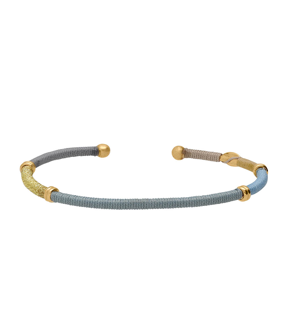 Zanzifull gold bracelet Multicolor Blue Gas Bijoux