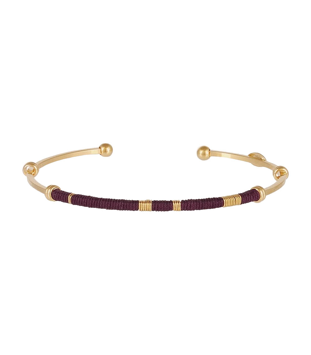 Zanzibar gold plum bracelet Gas Bijoux