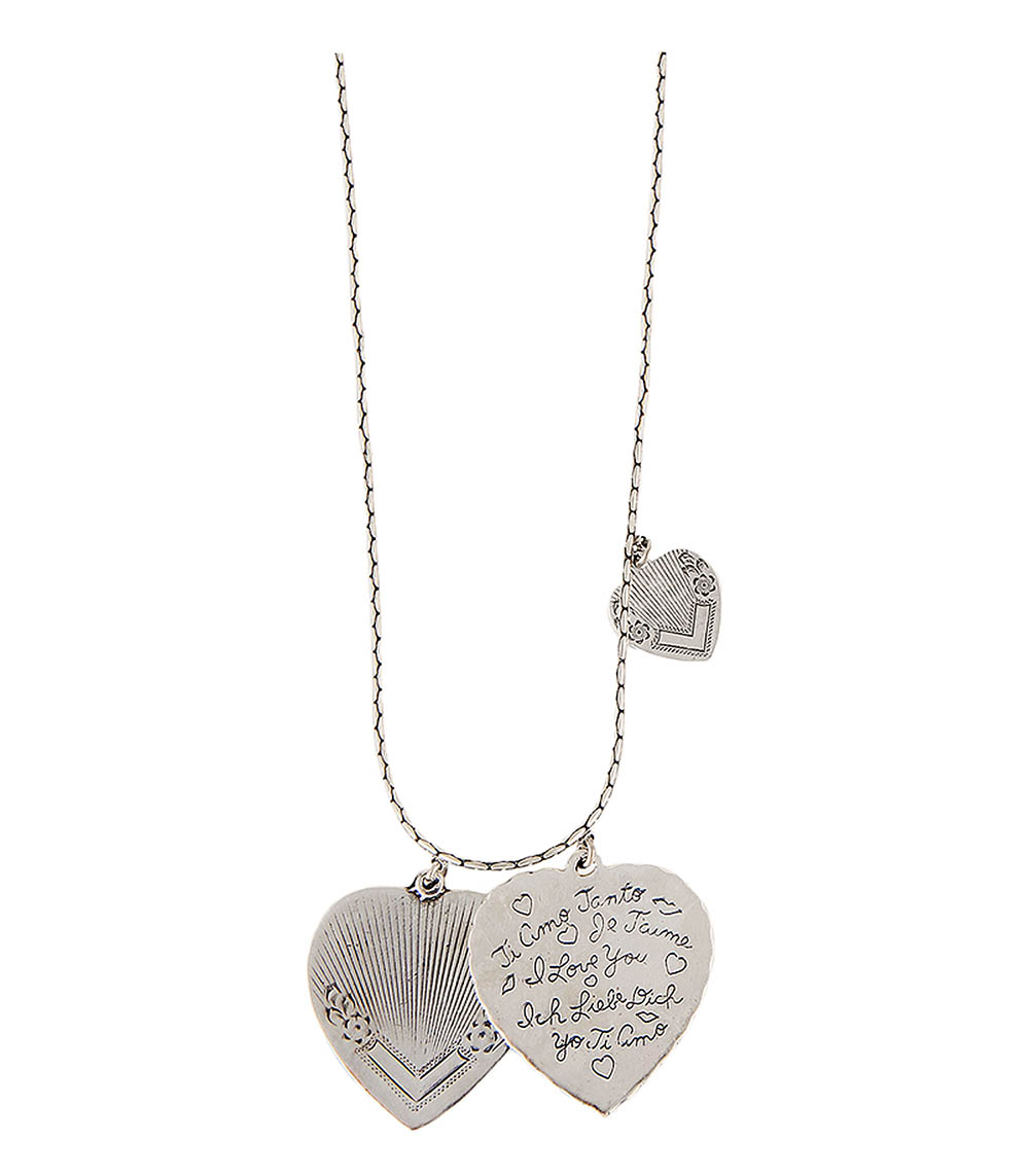 Love Necklace Silver Gas Bijoux