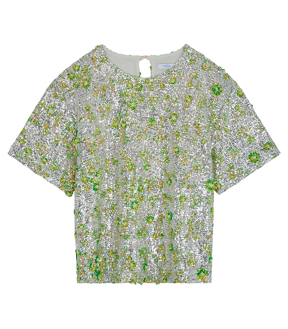 Top Houston Playground Glitter Argent Roseanna