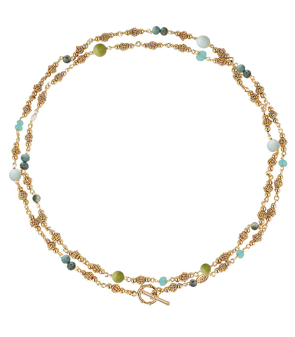 Rosario gold necklace Gas Bijoux