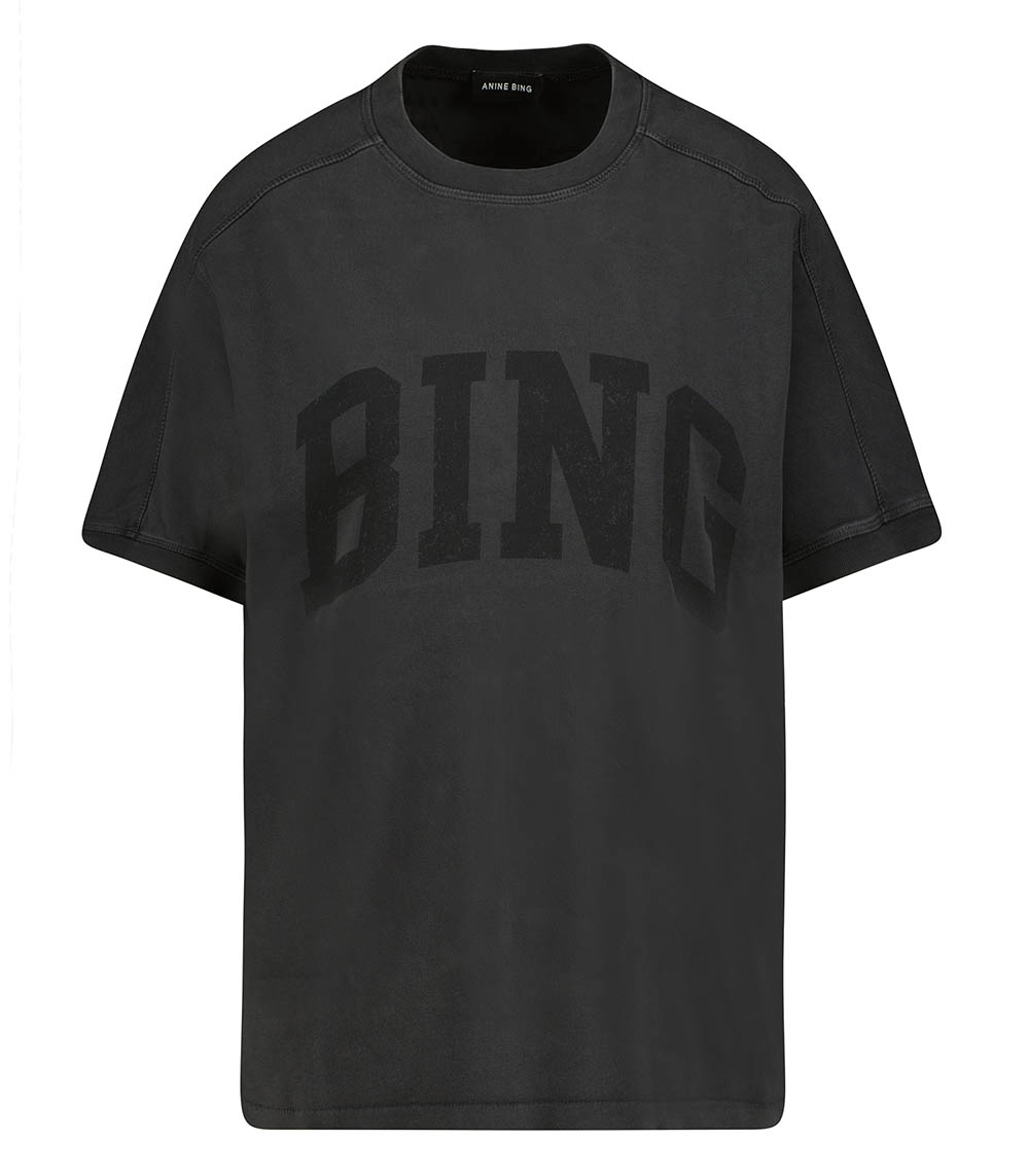 Jaylin Vintage Black T-shirt Anine Bing