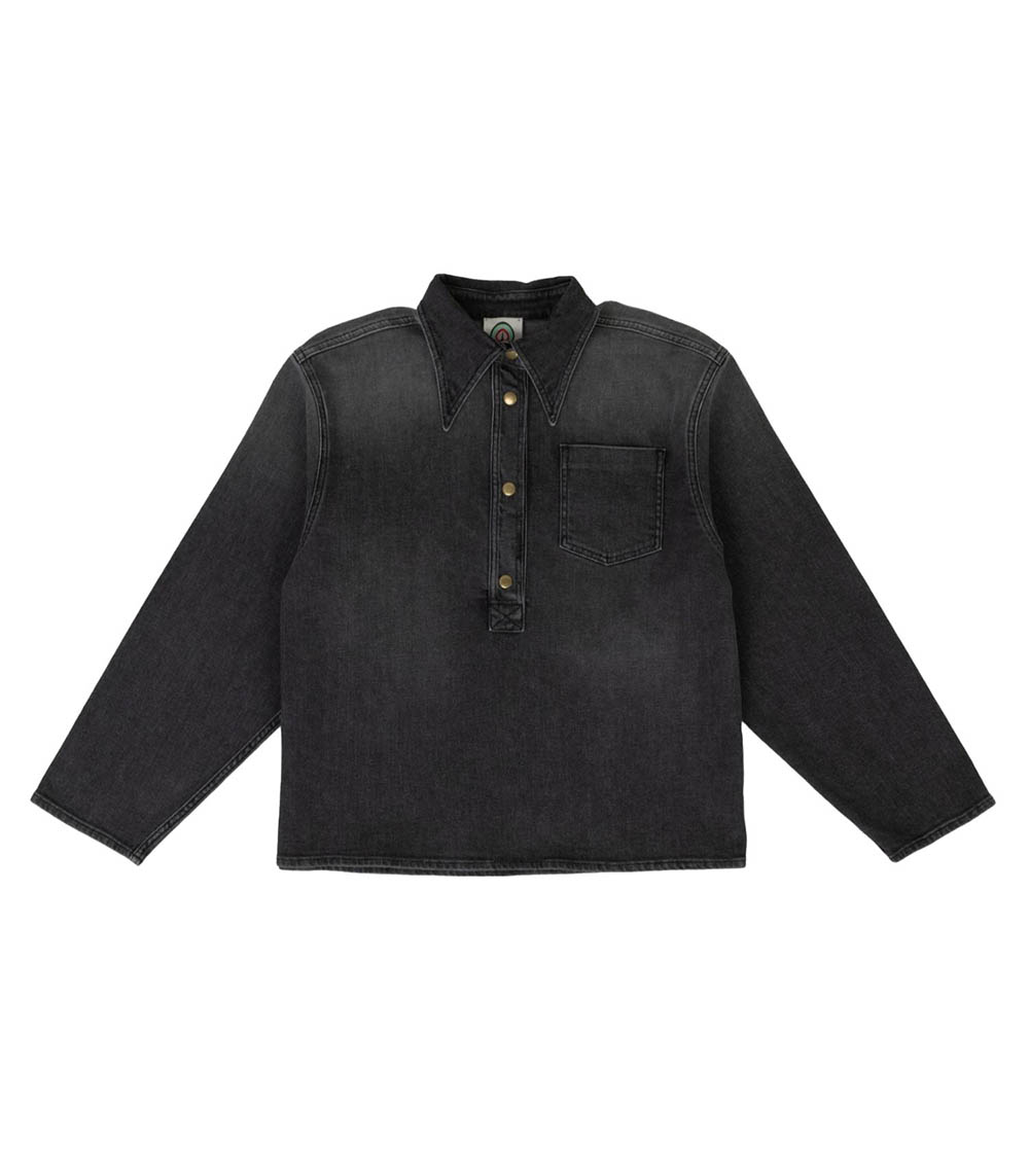 Chemise over Noir Délavé HAPPY HAUS