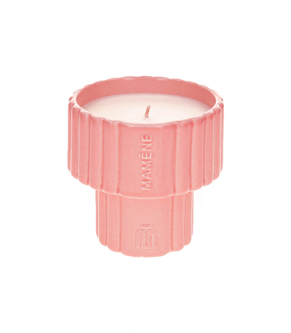 Bougie Podium Frida Small 100g Rose Pivoine Mamène Paris