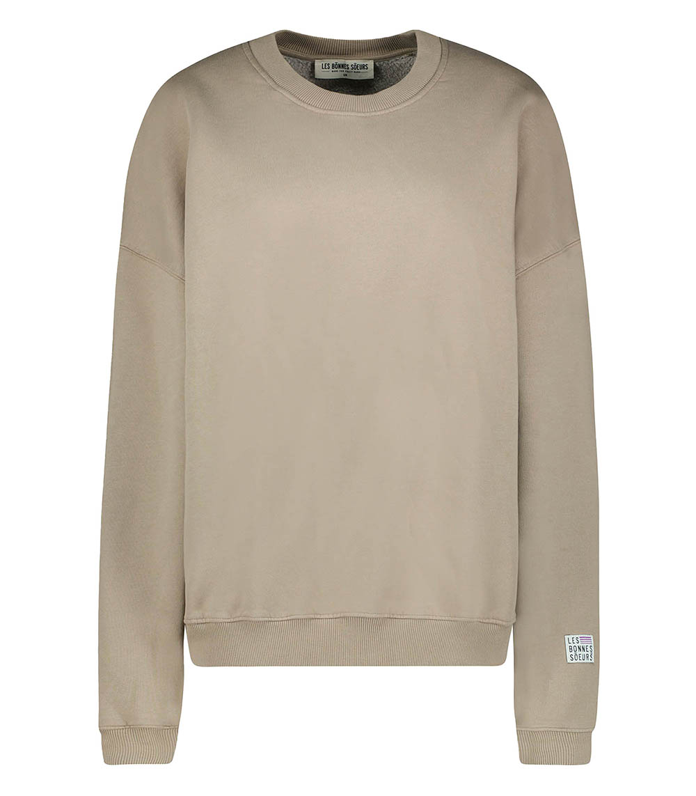 Sweatshirt Ben x Jane de Boy Taupe LES BONNES SOEURS