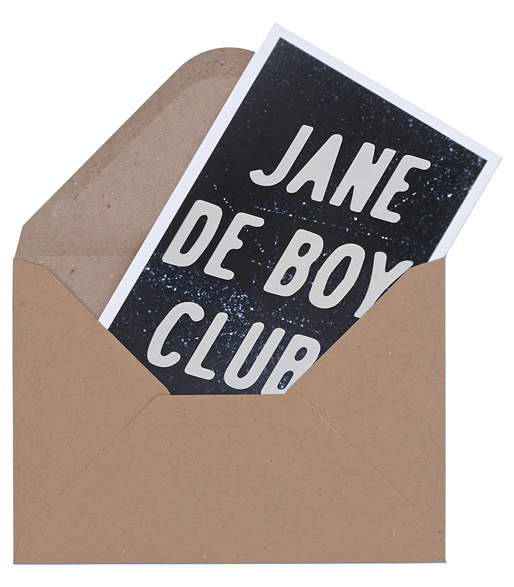 Greeting card Jane de Boy Club Noir LES BONNES SOEURS