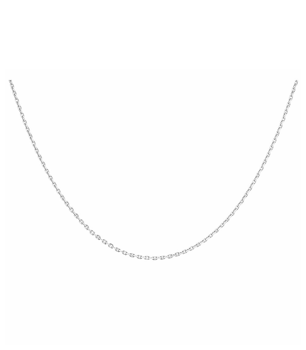 Chaine Forcat Diamentée Or Blanc 45cm Stone Paris