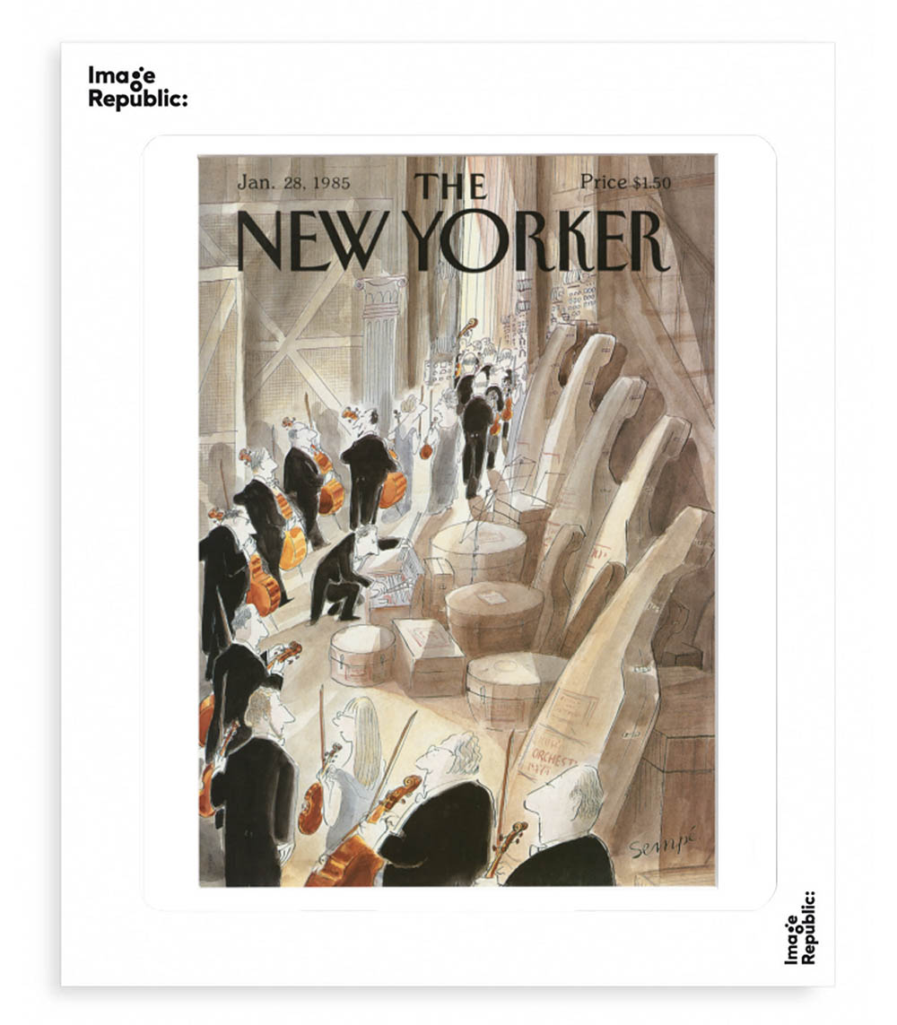 Poster The New Yorker Sempe 038 Backstage 30 x 40 cm Image Republic