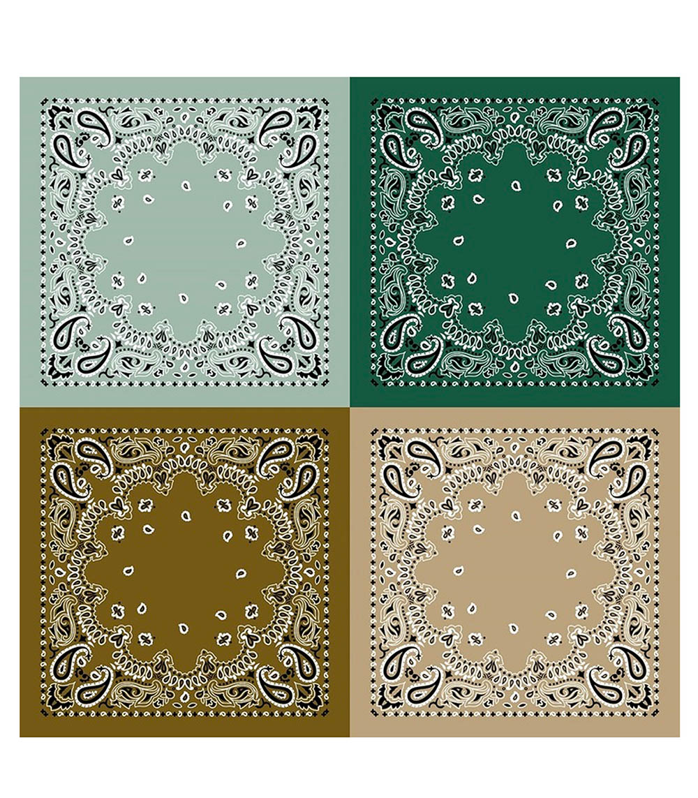 Etole Bandana Quadra 120 x 120 cm Spring destin